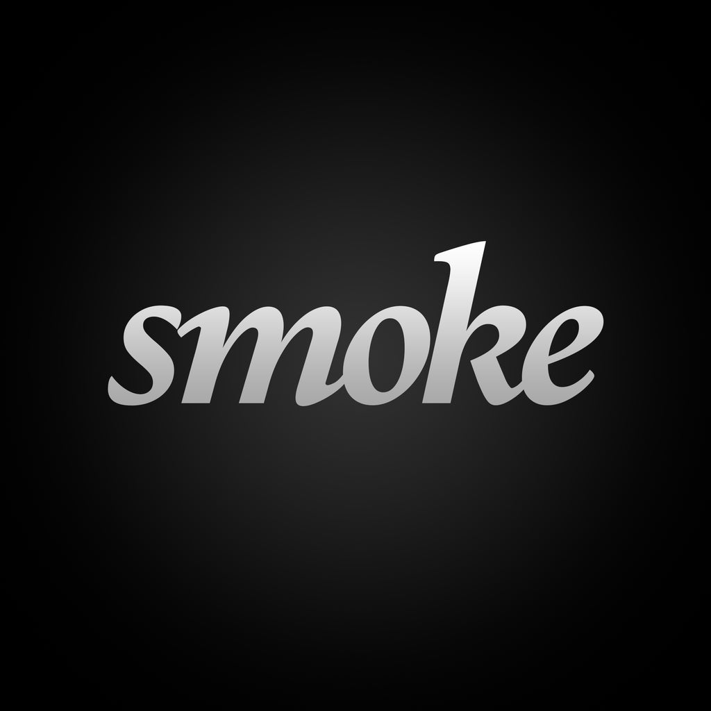 smoke text logo